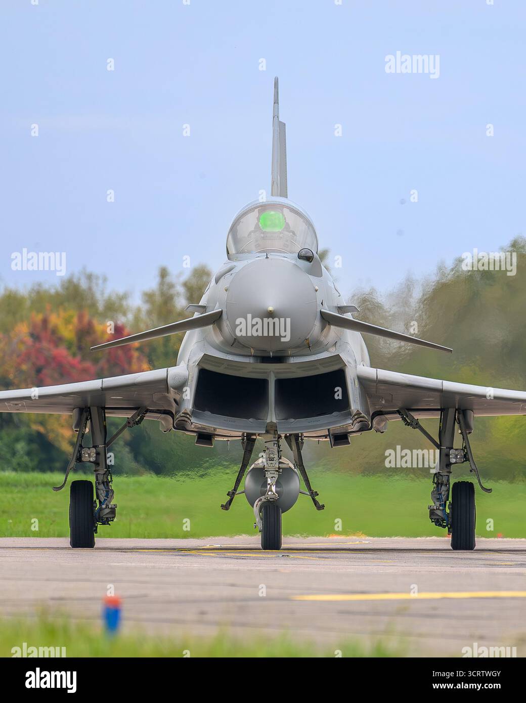 Display RAF Brize Norton, Industry Day, Eurofighter Typhoon Callsign REHEAT01. Foto Stock