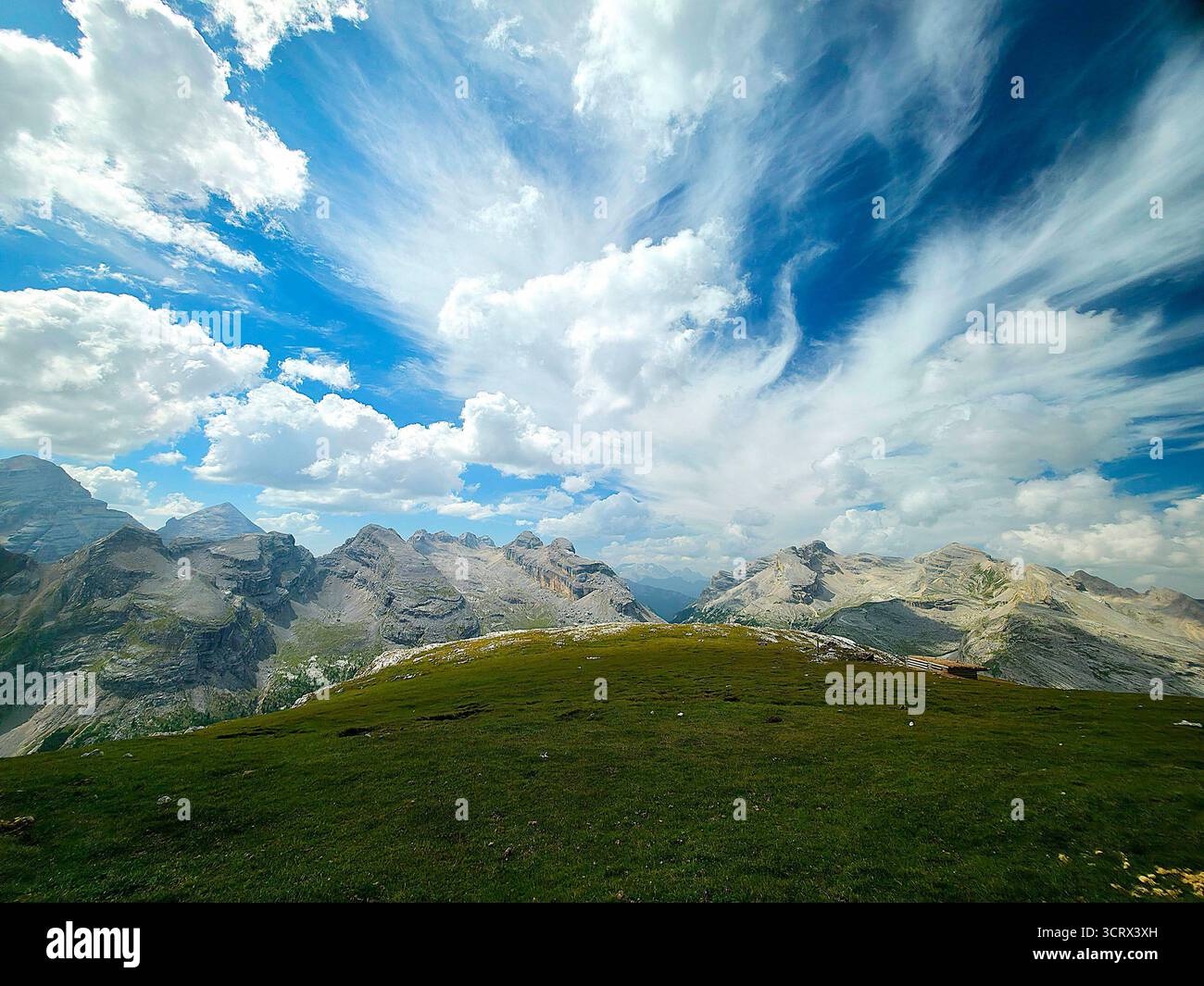 Col Bechei Fanes Park Val badia Dolomiti Italia panorama paesaggio Foto Stock