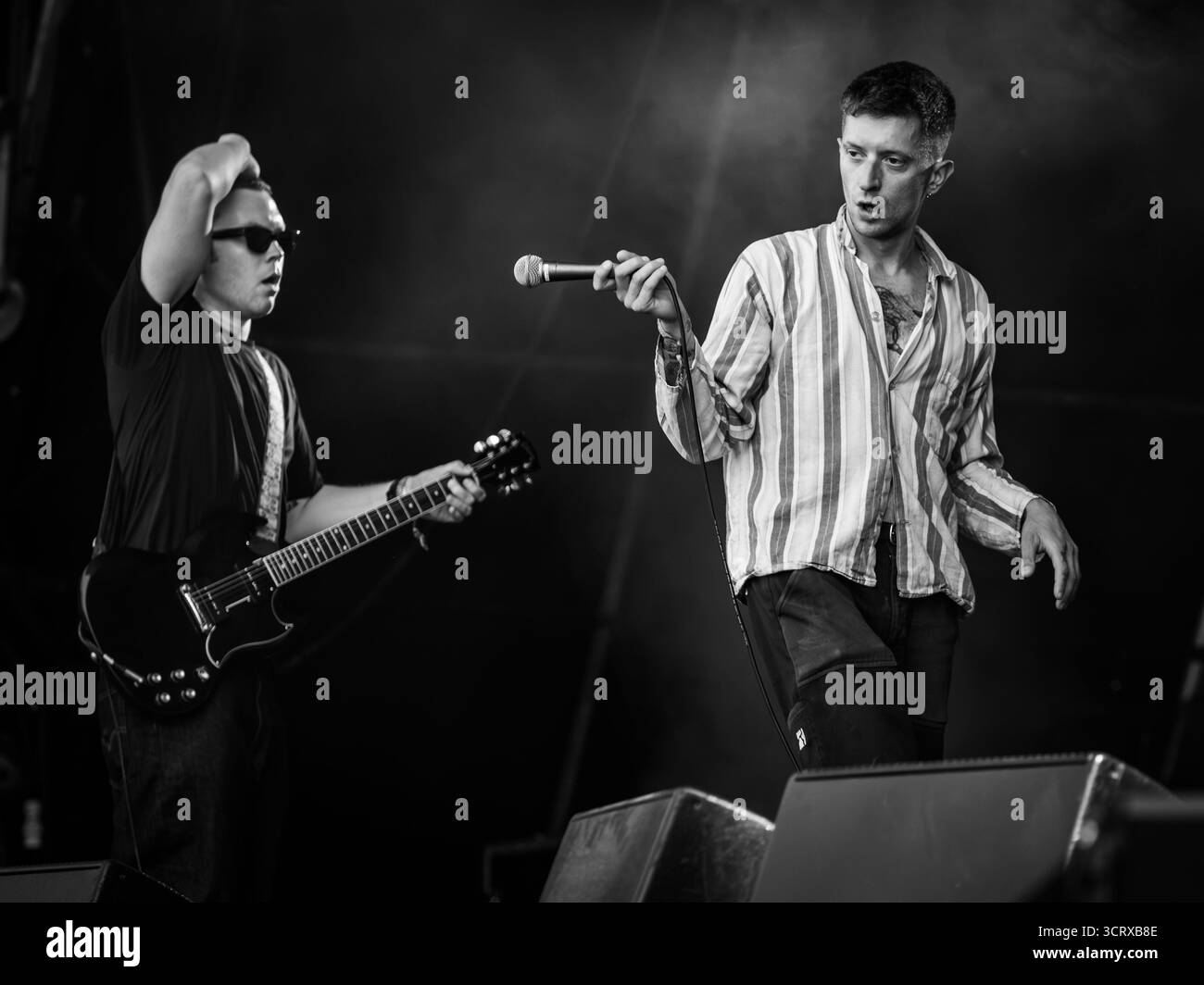 Polmoni pesanti al Beautiful Days Festival 2025 Foto Stock