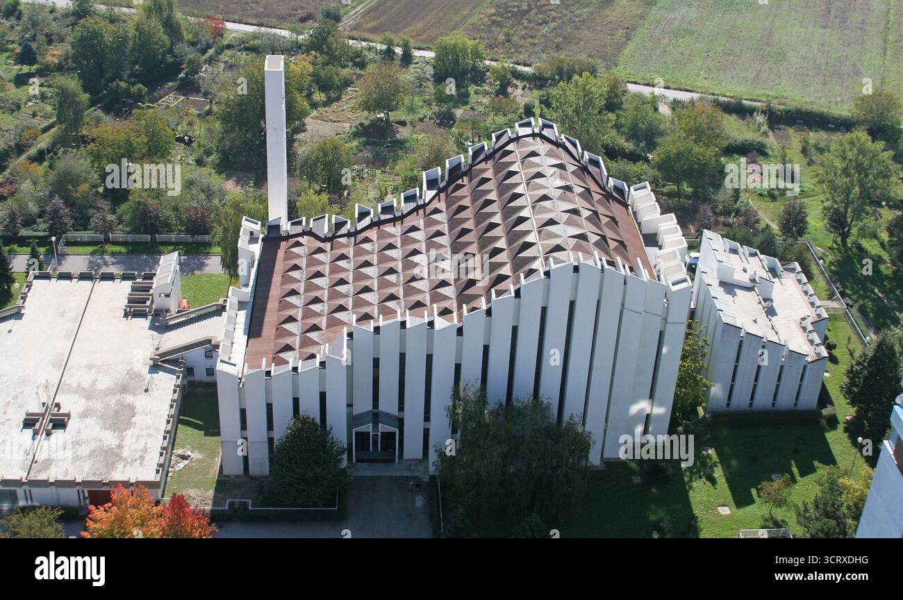Chiesa di Santa Croce a Zagabria in Croazia Foto Stock