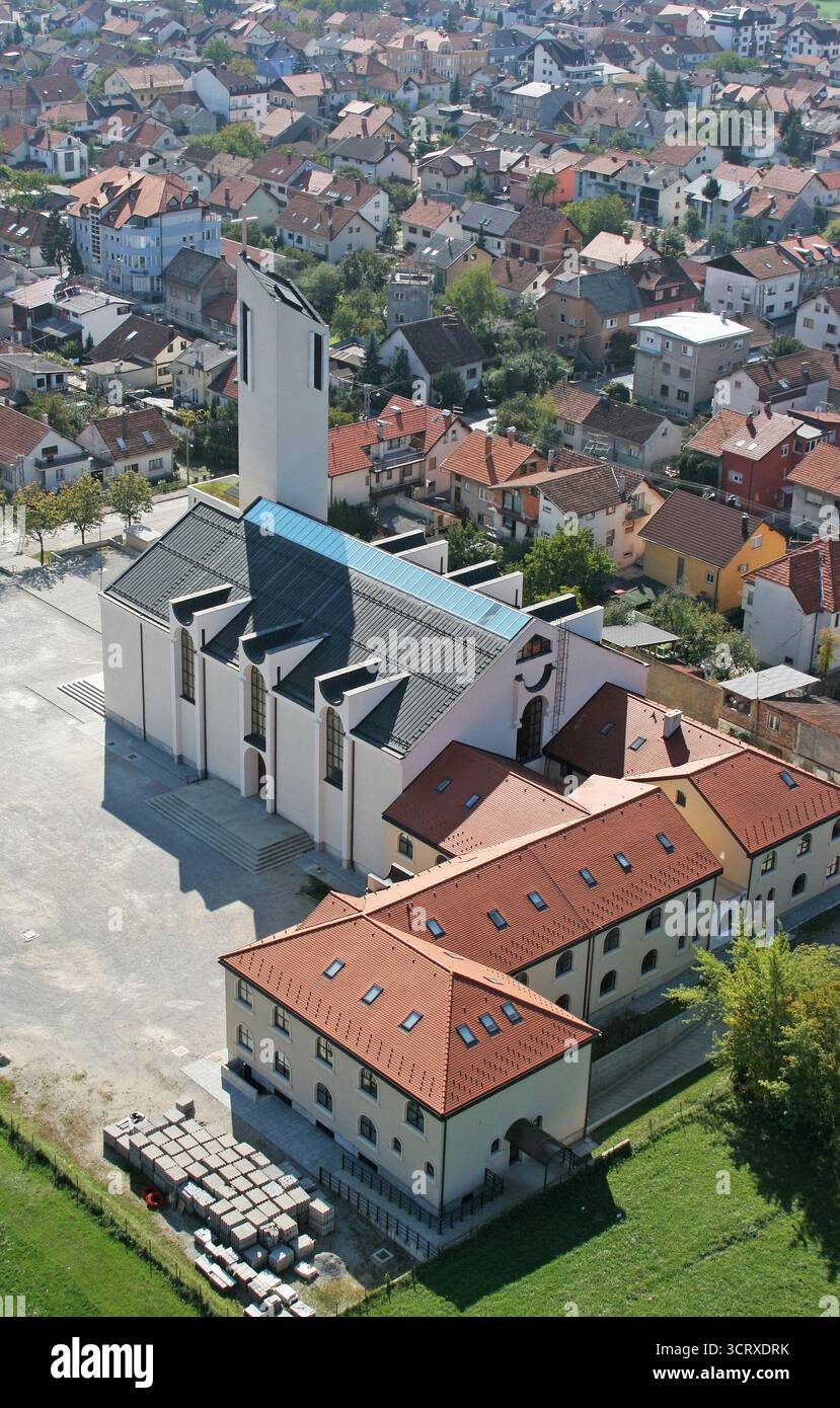 Chiesa parrocchiale di San Leopoldo Mandic a Dubrava, Zagabria, Croazia Foto Stock