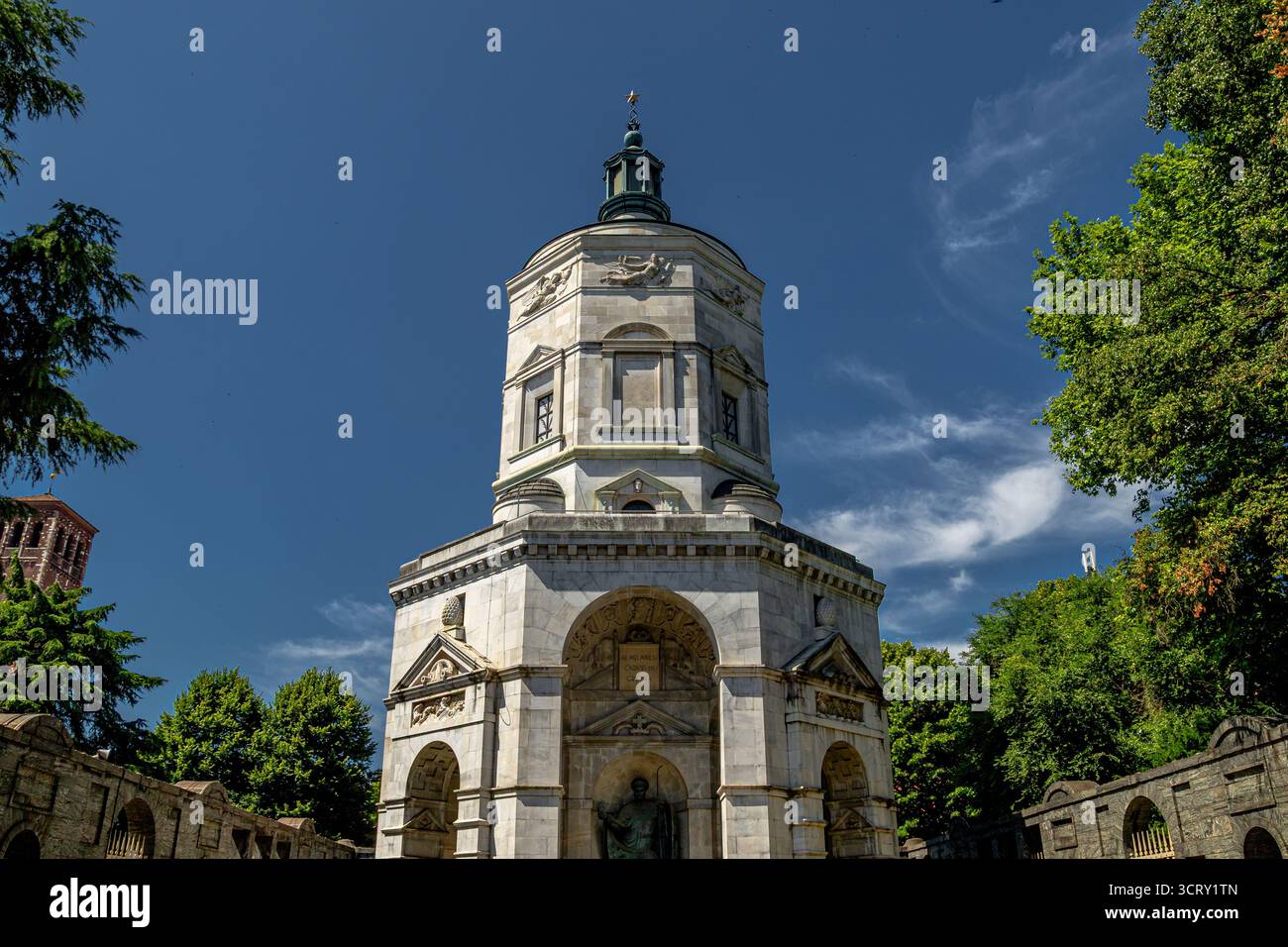 Il Tempio della Vittoria o Tempio della Vittoria, chiamato anche Santuario dei Caduti di Milano, una cappella monumentale a Milano, Italia Foto Stock