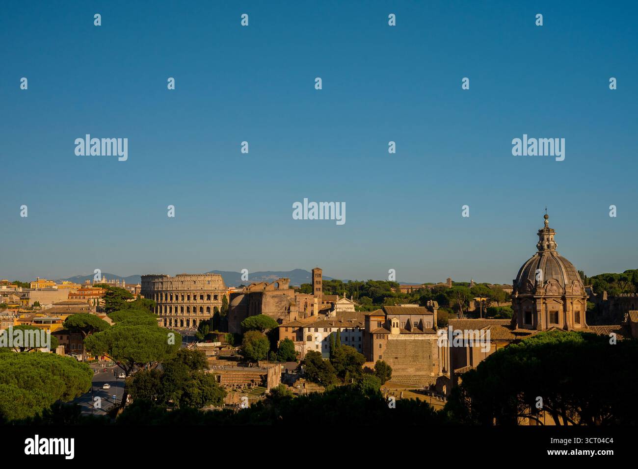 Il Colosseo a Roma Foto Stock