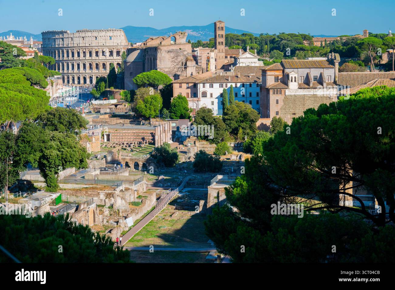 Il Colosseo a Roma Foto Stock