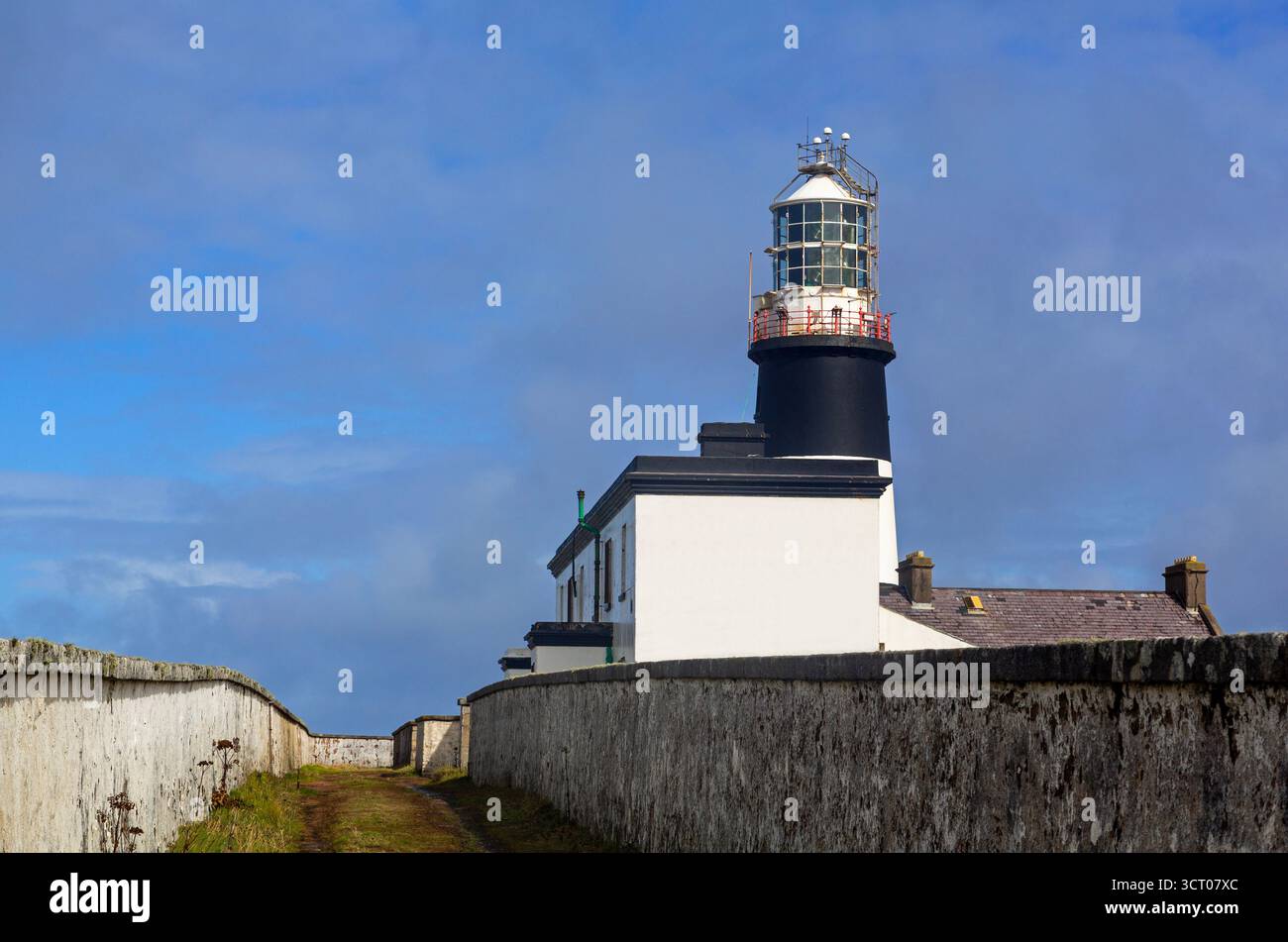 Faro di Tory Island, contea di Donegal, Irlanda Foto Stock