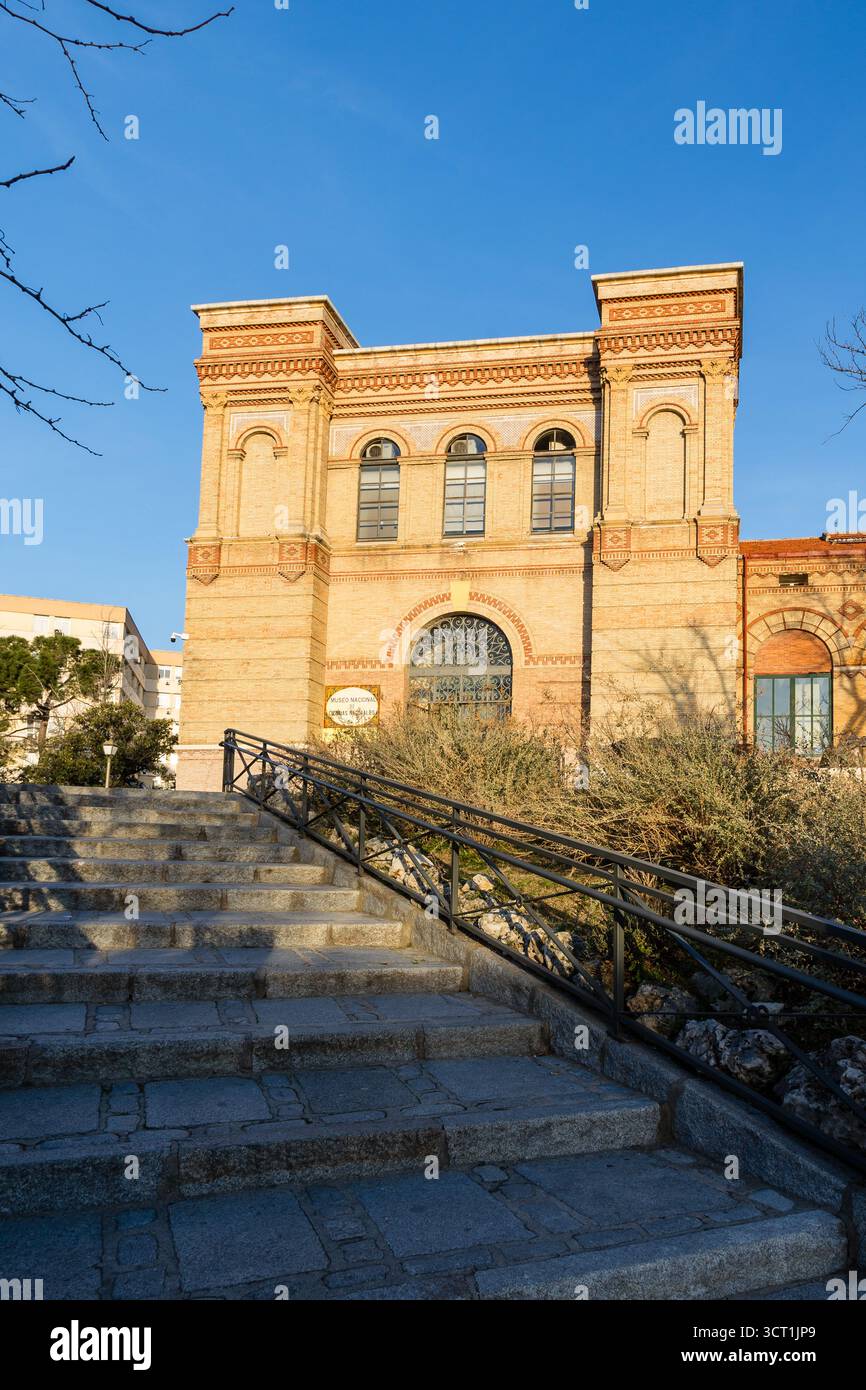 Museo nazionale di scienze naturali in via Paseo de la Castellana nella città di Madrid, Spagna Foto Stock