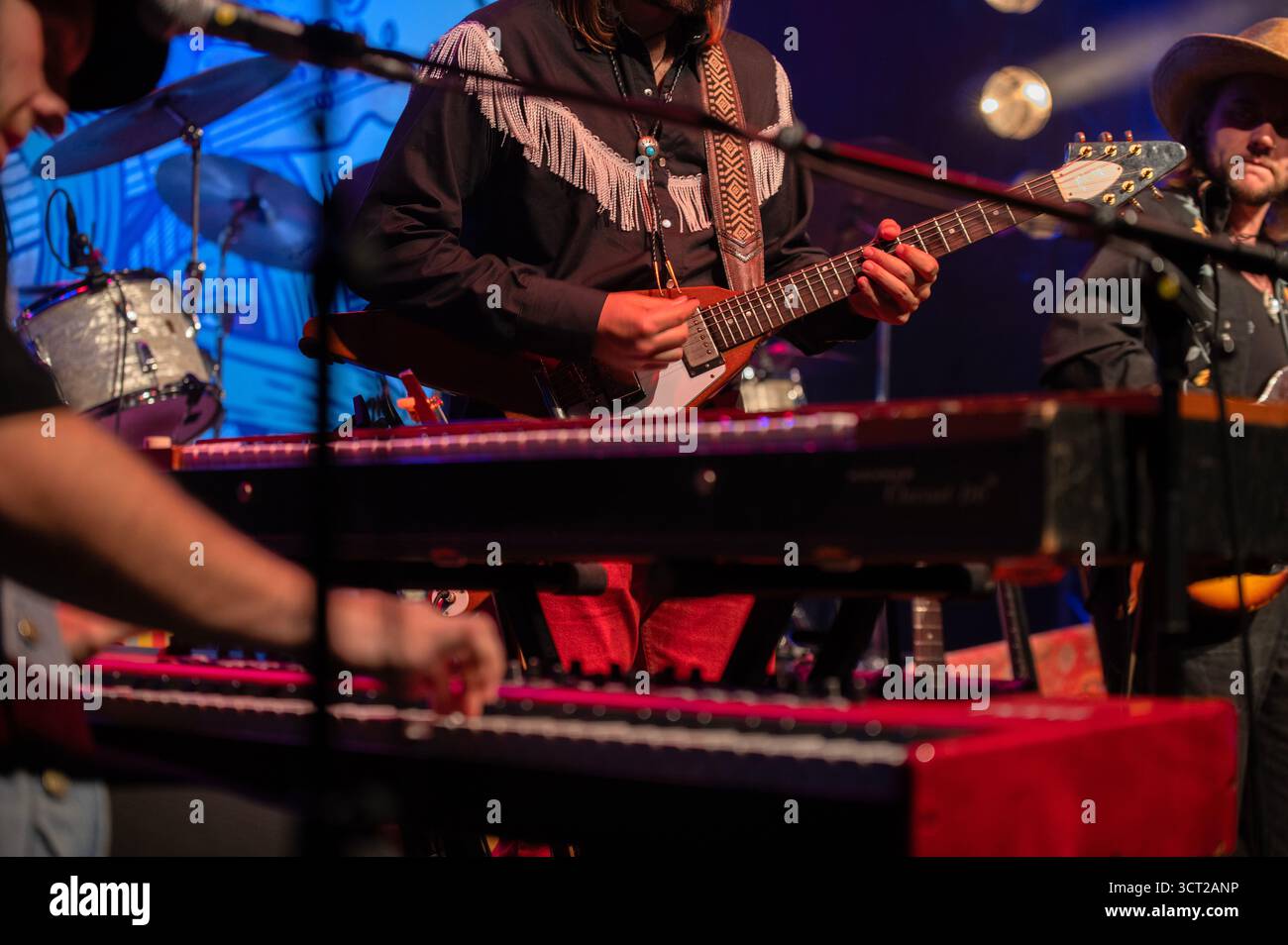 Leif De Leeuw Band al Q-Factory di Amsterdam, Paesi Bassi, 3-10-2025 Foto Stock
