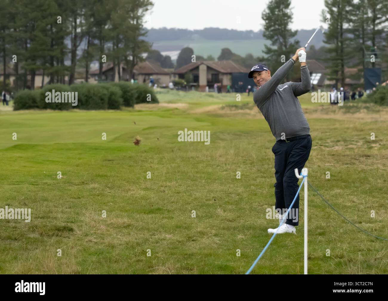 Primo giorno del Campionato Alfred Dunhill Links al Carnoustie Golf Club il 2 ottobre 2025 Foto Stock
