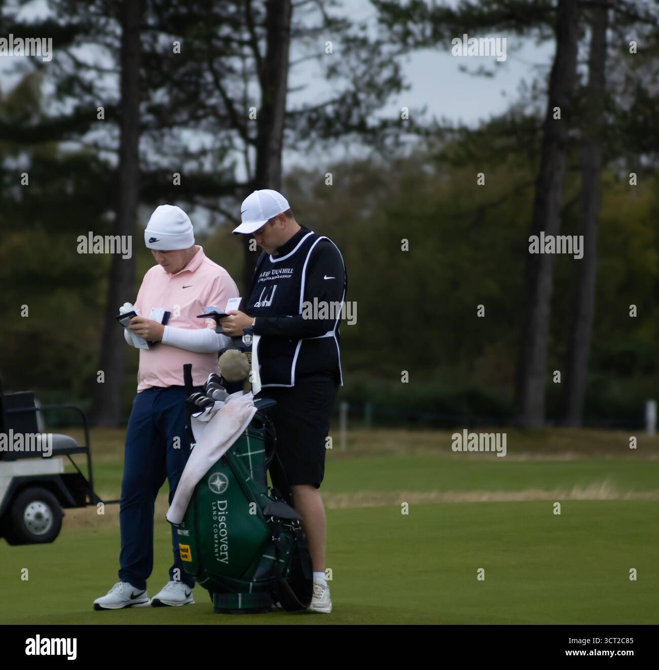 Primo giorno del Campionato Alfred Dunhill Links al Carnoustie Golf Club il 2 ottobre 2025 Foto Stock