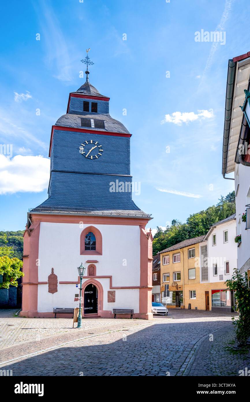 Città vecchia di Eppstein, Taunus, Germania Foto Stock