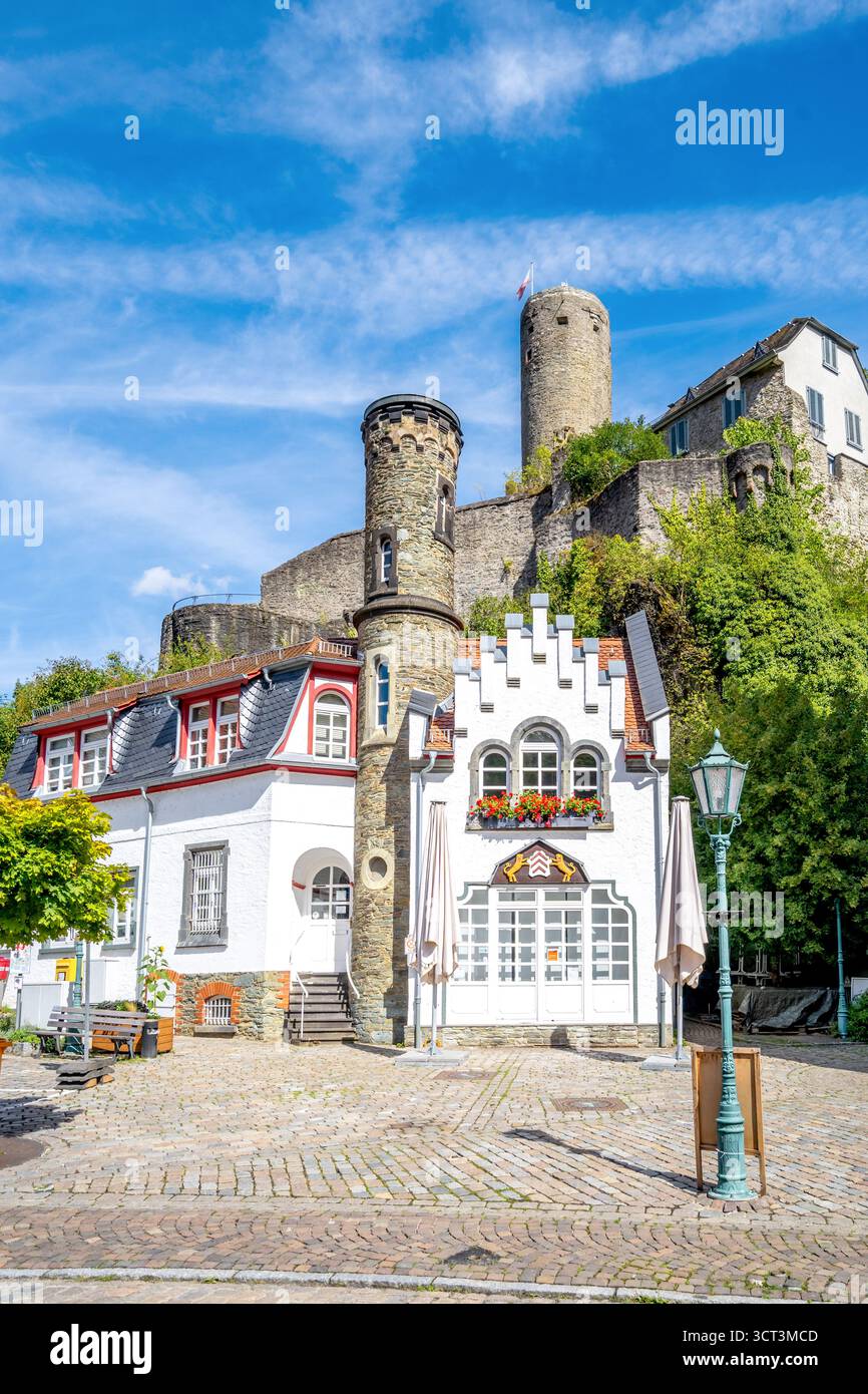 Città vecchia di Eppstein, Taunus, Germania Foto Stock