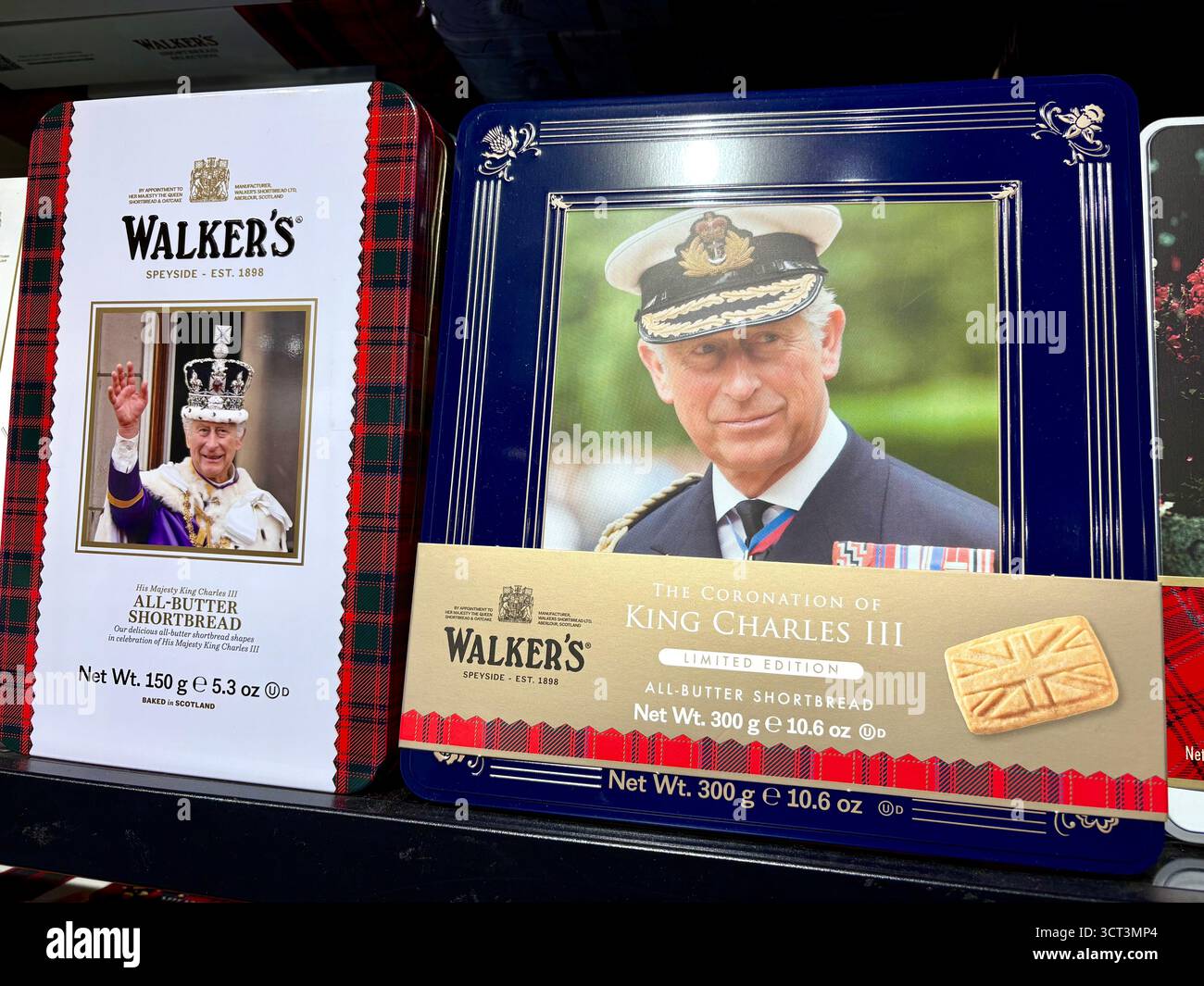 London souvenirs Walkers shortbread Biscotits Foto Stock