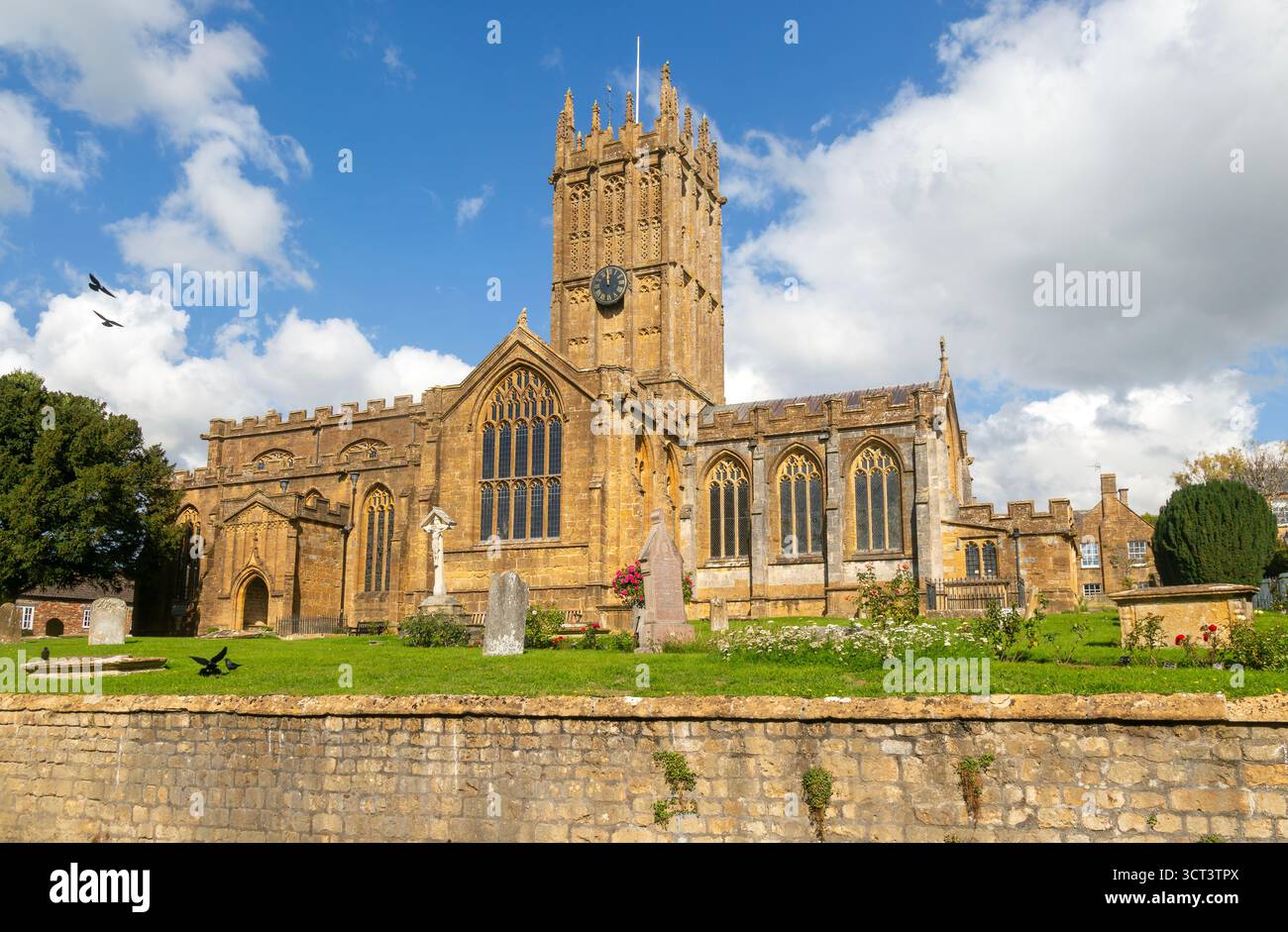 Chiesa di Santa Maria, Ilminster, Somerset, Inghilterra, Regno Unito Foto Stock