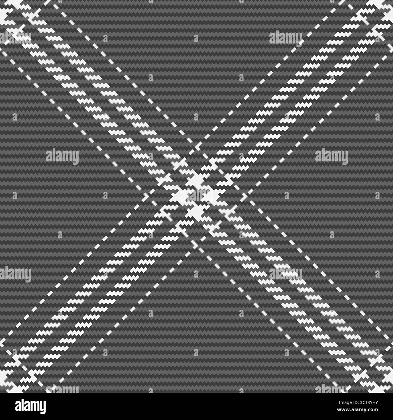Tessuto a quadri periodico con motivo senza cuciture e vecchio stile. Tartan di fondo in tessuto a quadri natalizio con colori neutri e grigi. Illustrazione Vettoriale