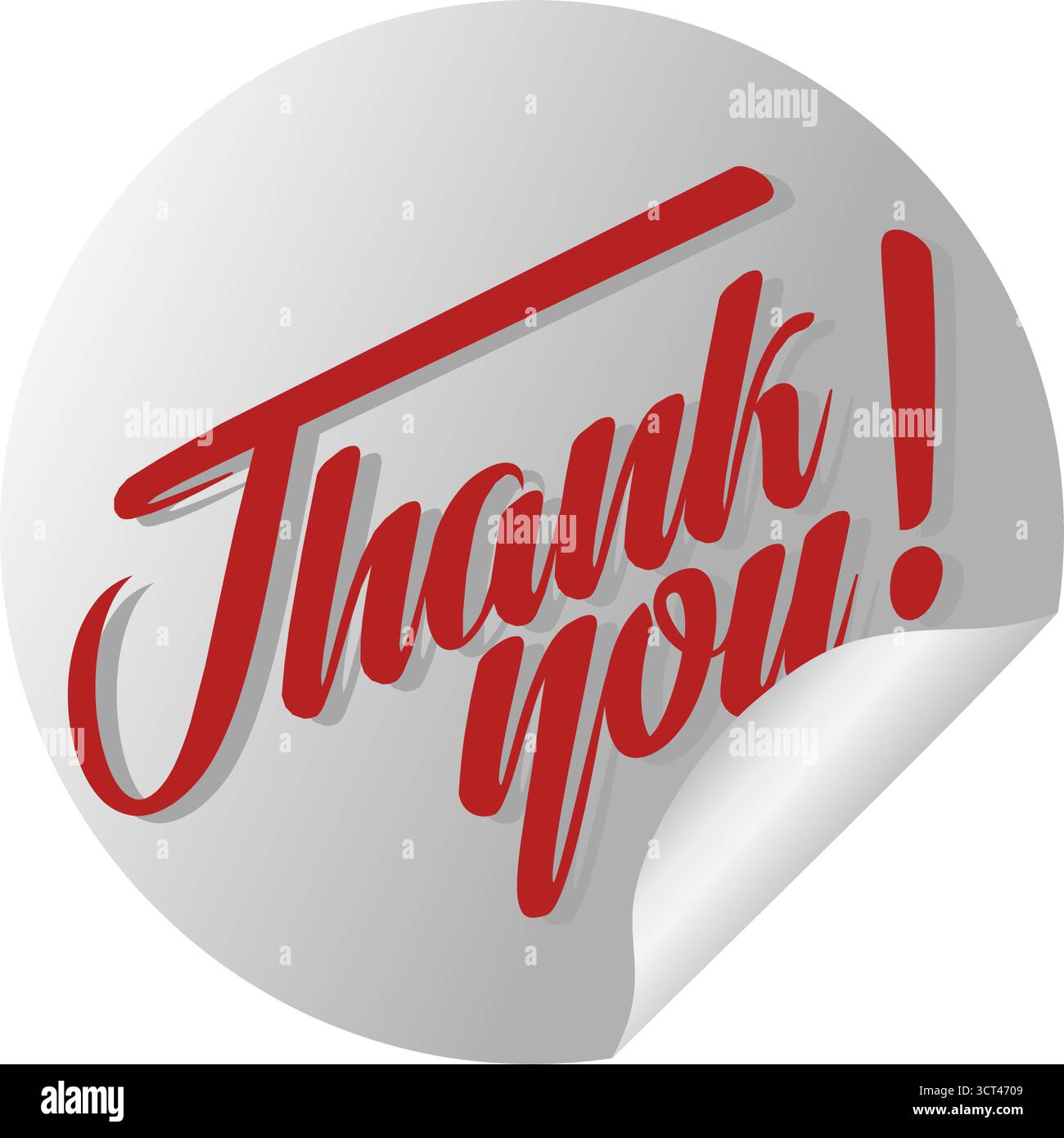 Grazie, distintivo rotondo vintage Illustrazione Vettoriale