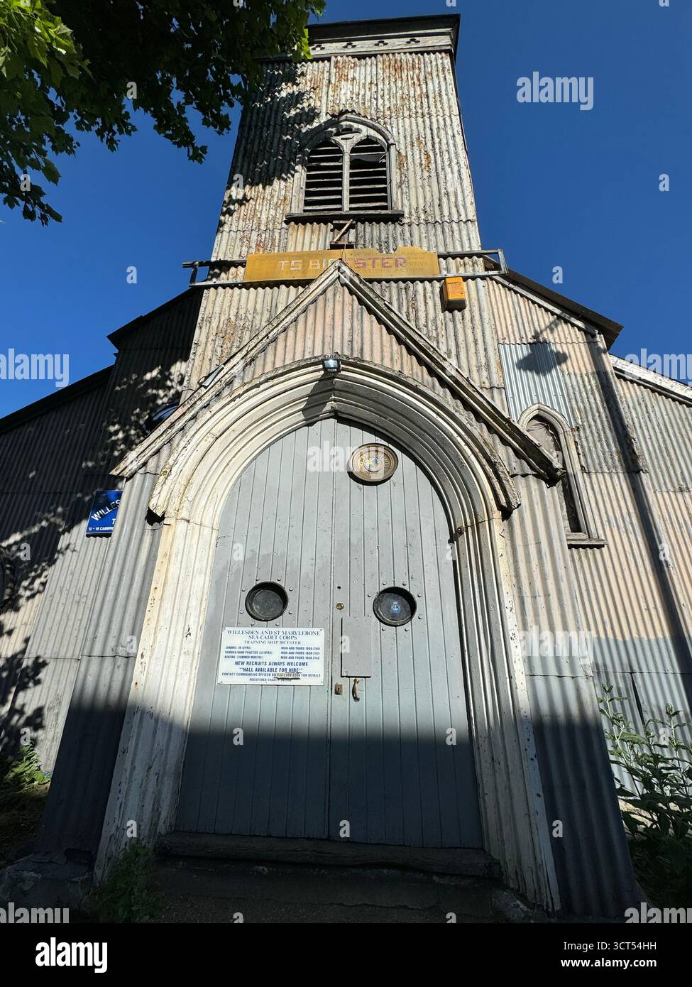 Londra, Regno Unito Israele, 1 giugno 2025. Il Tin Tabernacle Kilburn, la casa dei cadetti marini nel nord di Londra, è un edificio classificato di grado II di architettura speciale Foto Stock