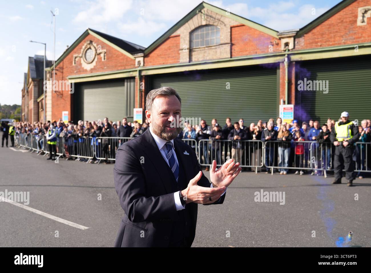Mark Ashton, amministratore delegato e presidente di Ipswich Town, prima del match per il titolo Sky Bet a Portman Road, Ipswich. Data foto: Domenica 5 ottobre 2025. Foto Stock