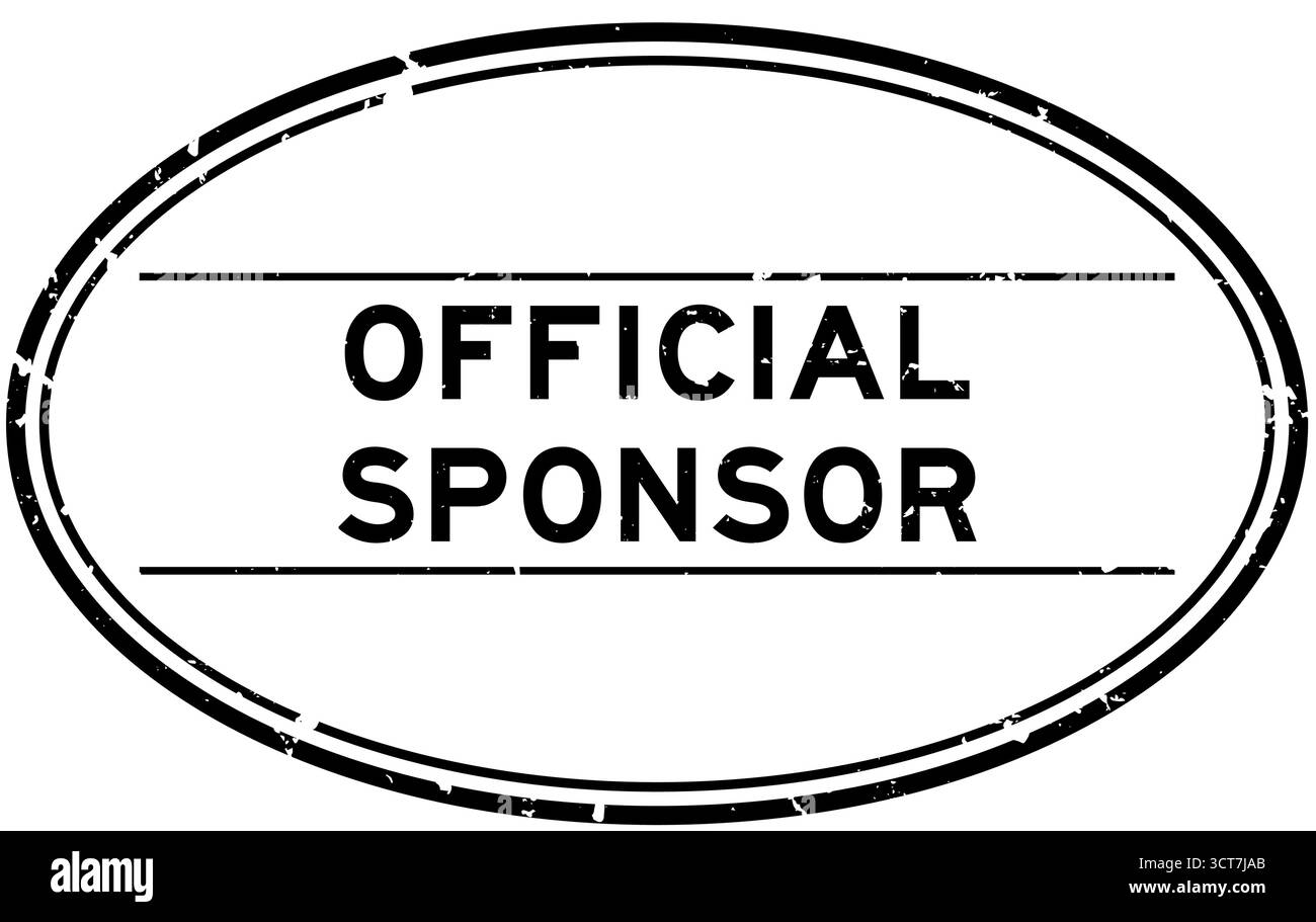 Sigillo ovale in gomma con scritta nera grunge su sfondo bianco Illustrazione Vettoriale