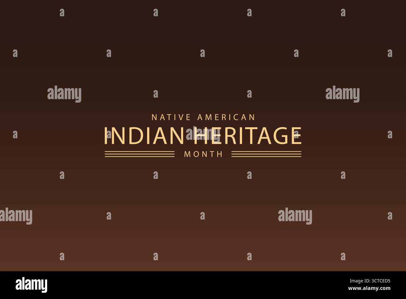 Celebrazione della Cultura di novembre come mese del patrimonio degli indiani d'America Illustrazione Vettoriale