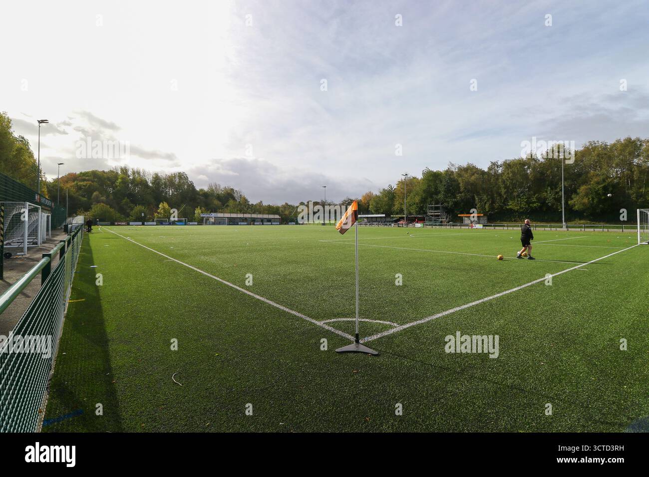 Sheffield, Regno Unito. 5 ottobre 2025. Express Work Tops Stadium, Olivers Mount, Sheffield in palio per l'Adobe WFA Cup Handsworth WFC vs Northampton Town Women Fixture crediti: Clive Stapleton/Alamy Live News Foto Stock