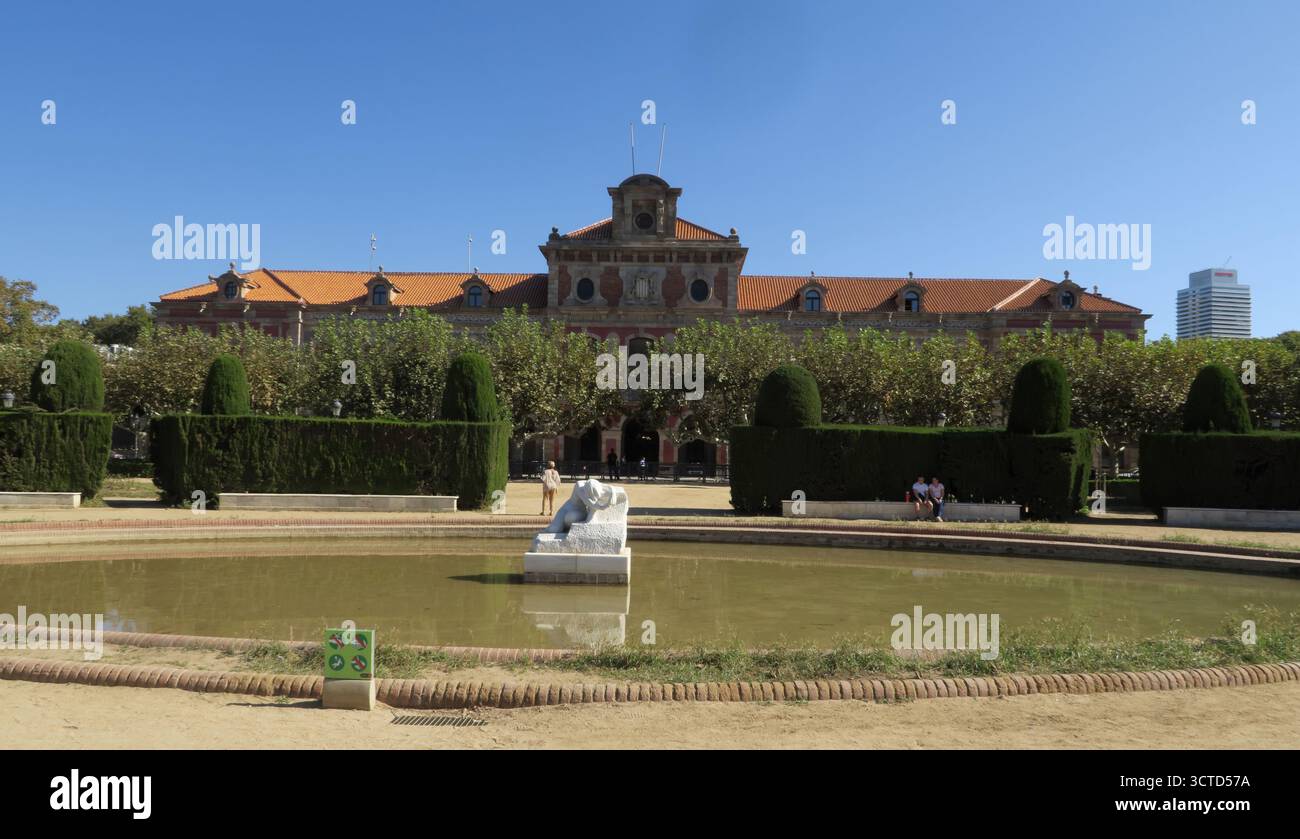 Barcellona, Parlamento della Catalogna Foto Stock