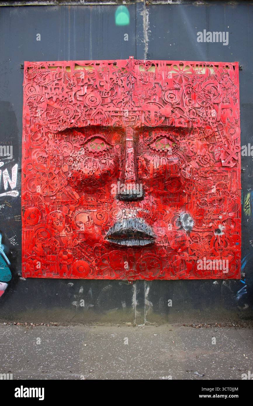 Impressionen: Parete Internazionale di Belfast, Nordirland/ Irlanda del Nord (nur fuer redaktionelle Verwendung. Keine Werbung. Referenzdatenbank: http://w Foto Stock