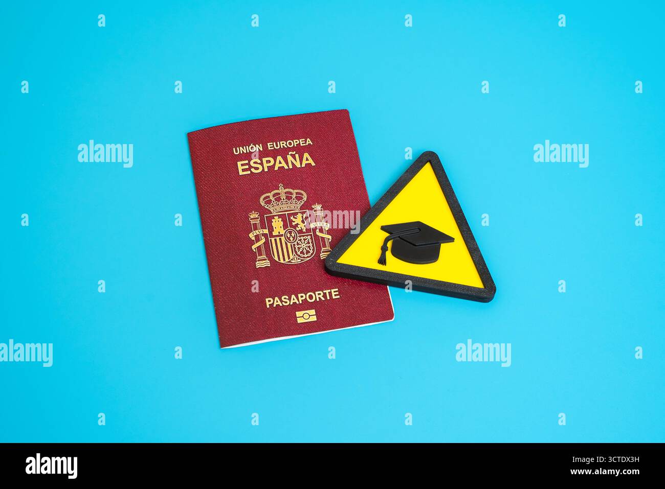 Studia nelle università spagnole. Studenti che studiano in altri paesi. Scambiare studenti, mobilità accademica e opportunità di apprendimento globali. Foreig Foto Stock