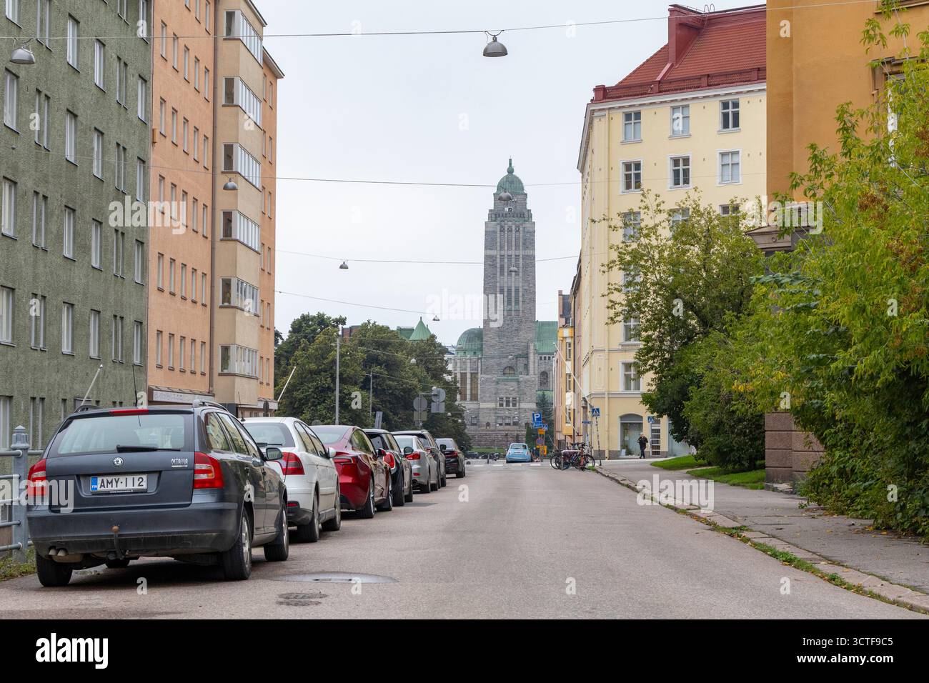 Vista aerea a Helsinki, Finlandia Foto Stock