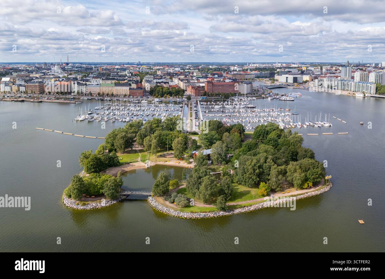 Isola di Tervasaari a Helsinki, Finlandia Foto Stock