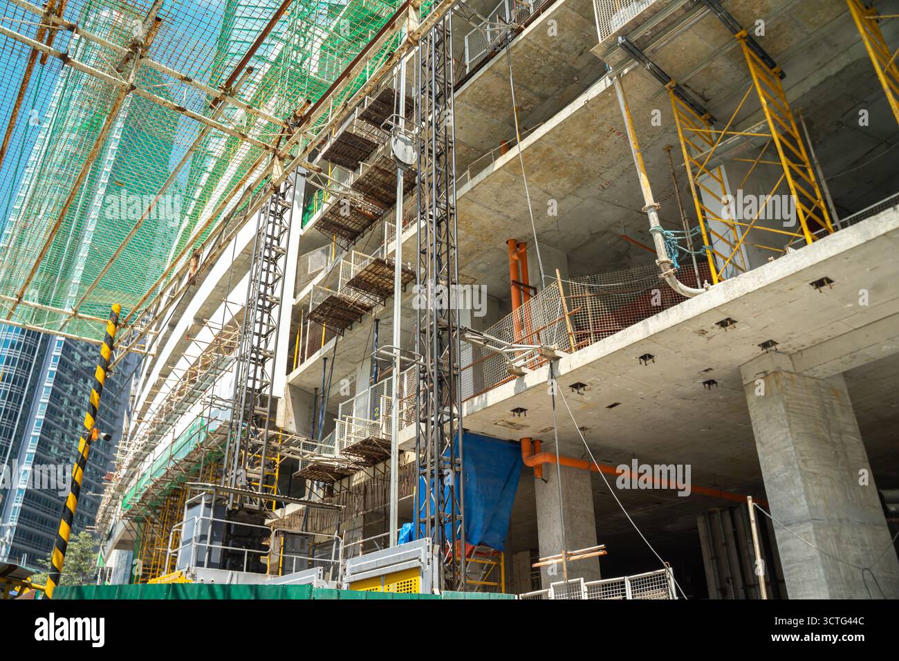 Alto cantiere a Pasig, Manila, Filippine Foto Stock