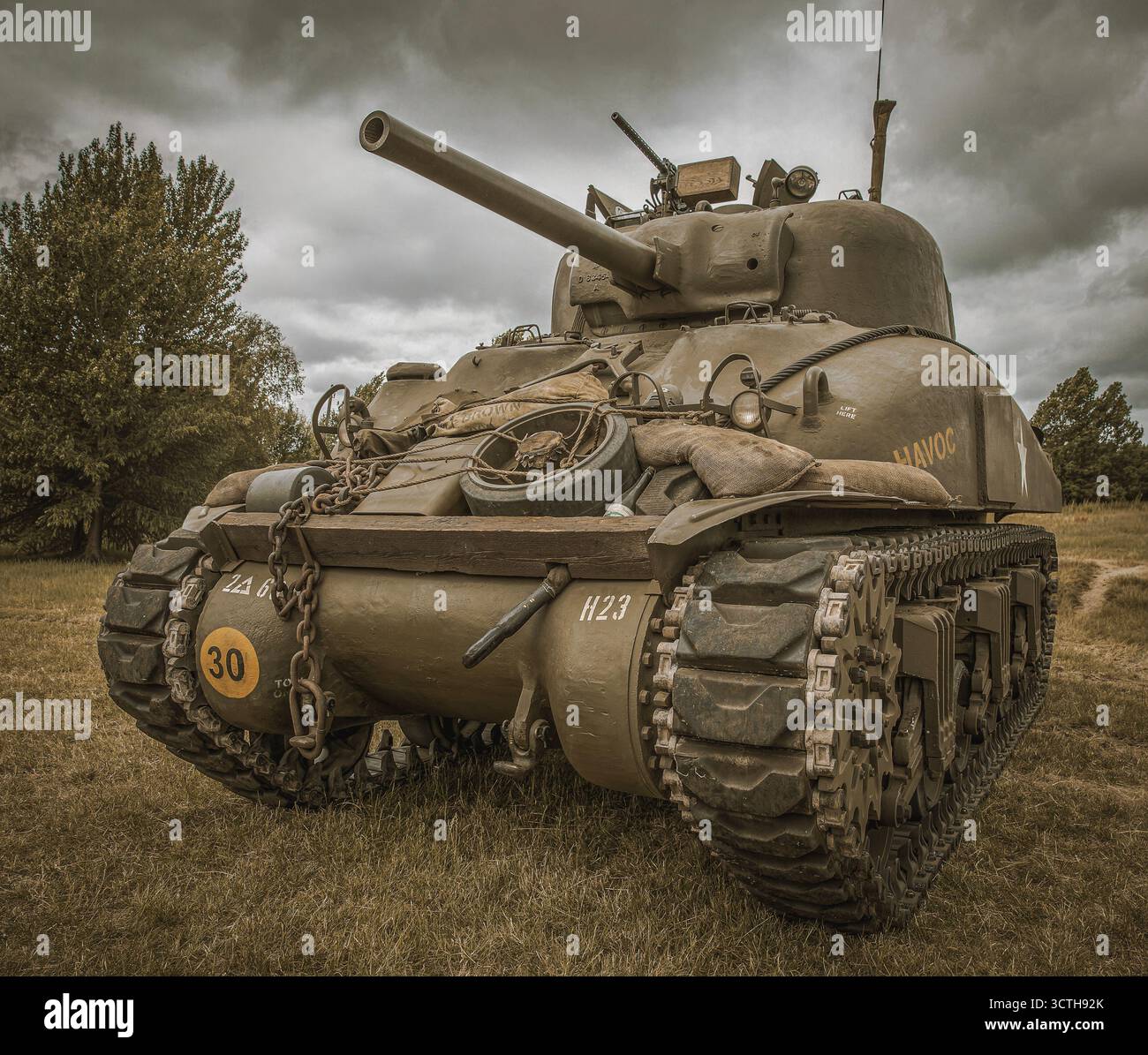 I veicoli militari Foto Stock