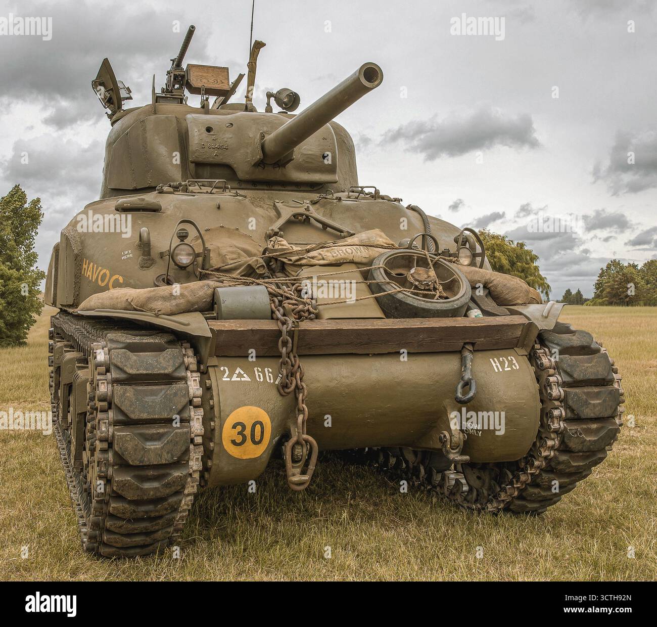 I veicoli militari Foto Stock