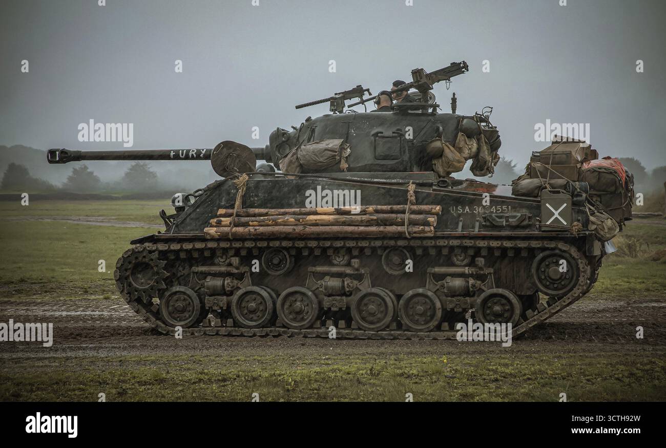 I veicoli militari Foto Stock