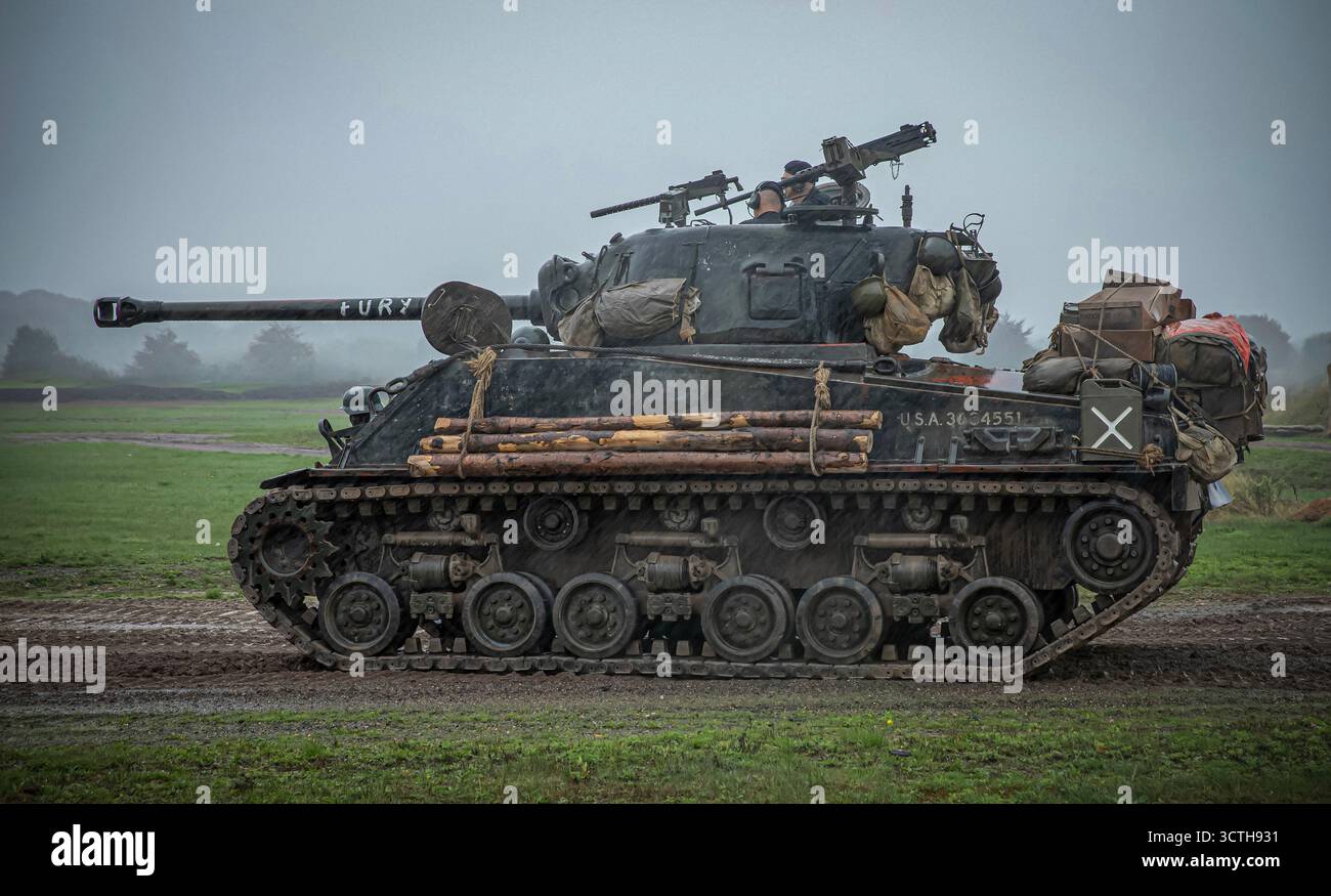 I veicoli militari Foto Stock