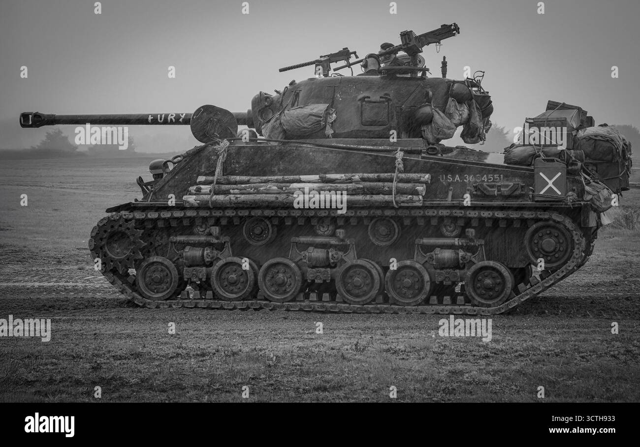 I veicoli militari Foto Stock