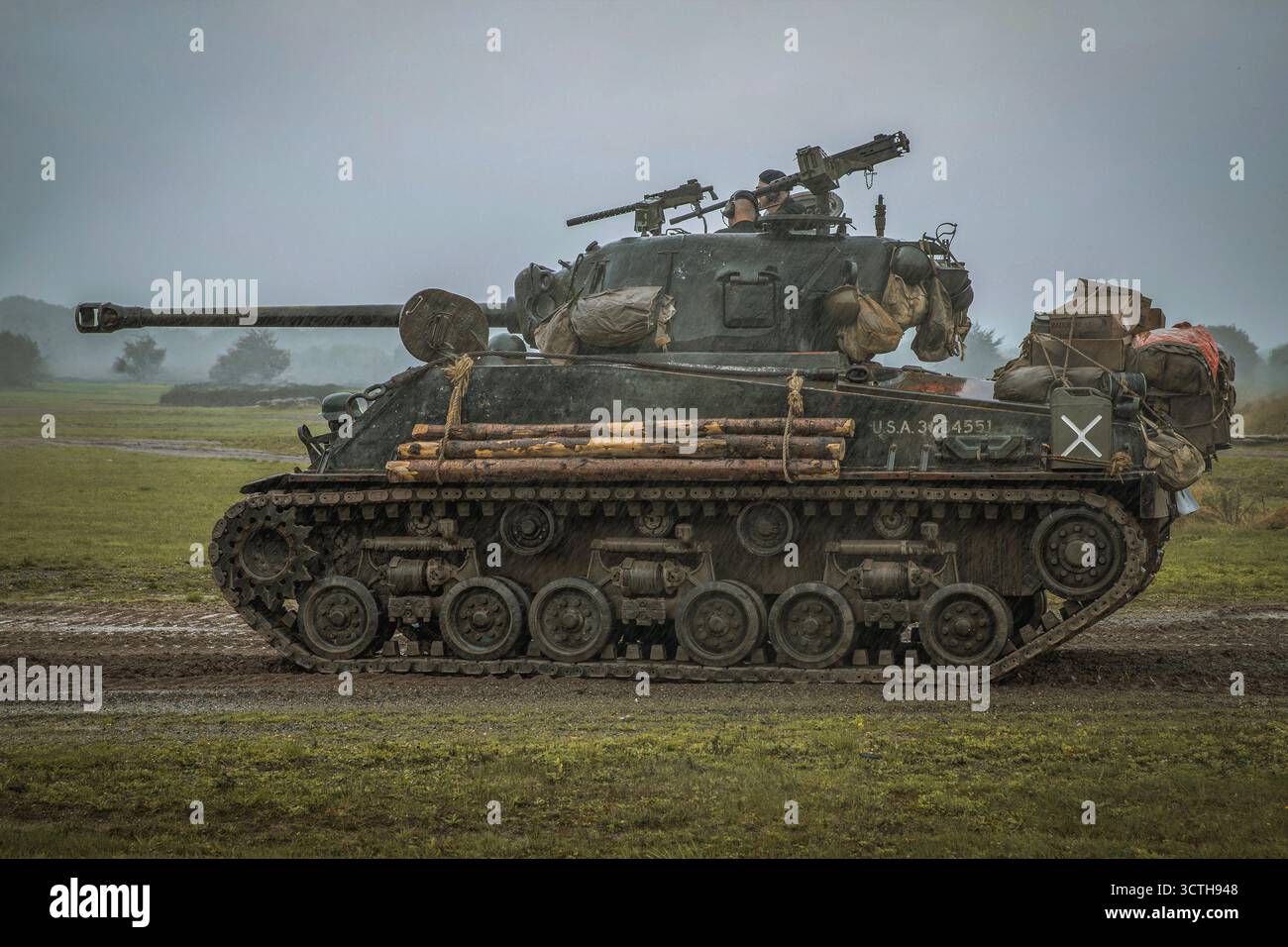 I veicoli militari Foto Stock