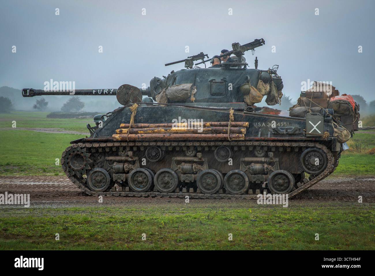 I veicoli militari Foto Stock