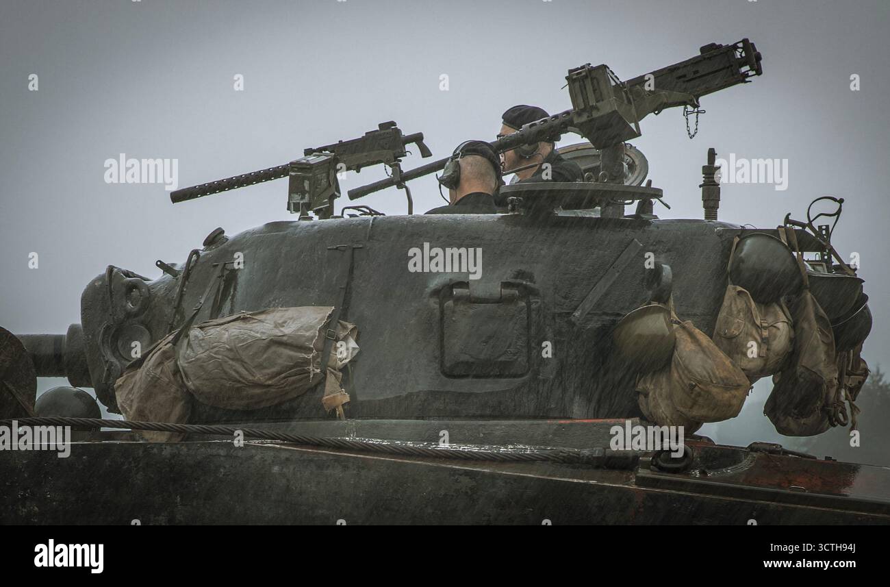 I veicoli militari Foto Stock