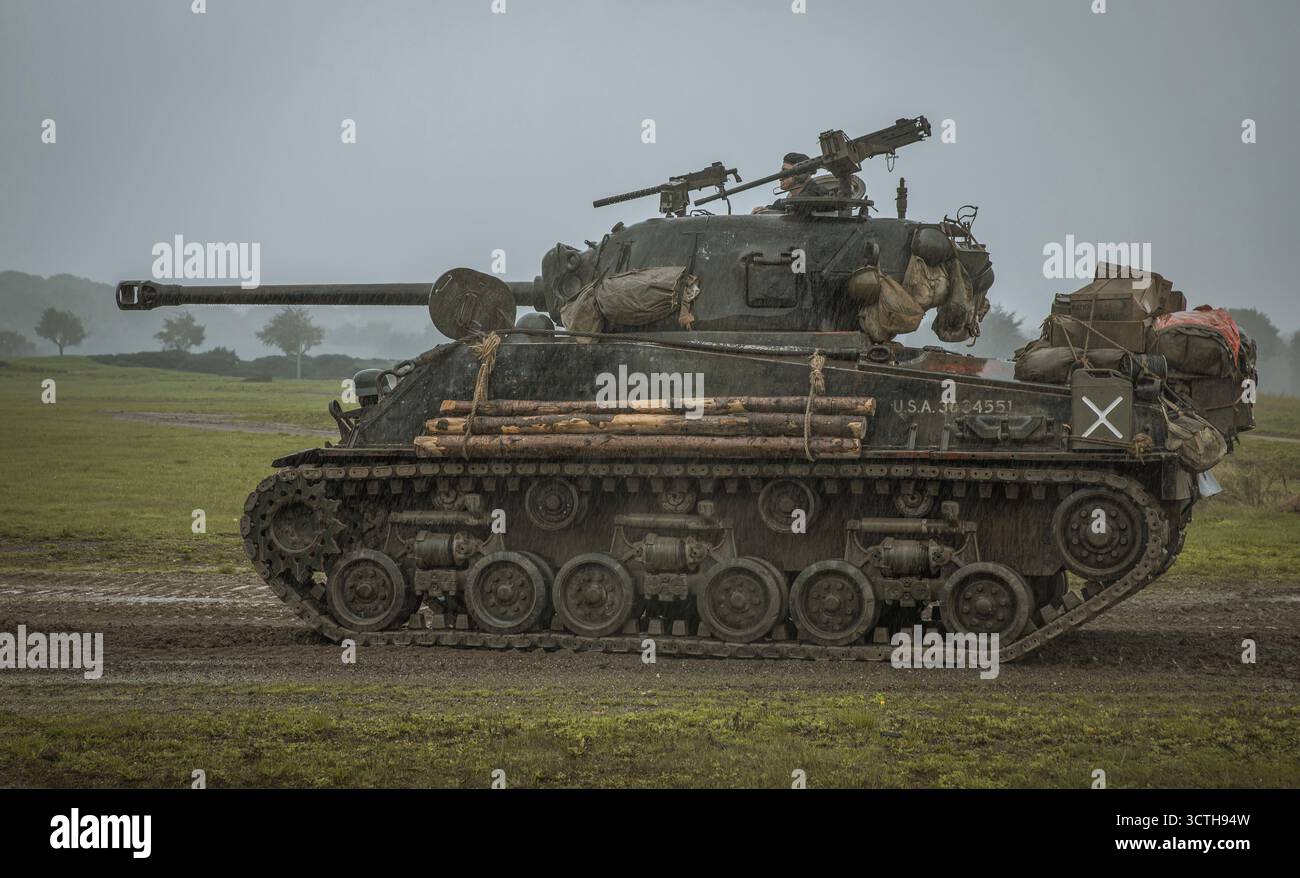 I veicoli militari Foto Stock