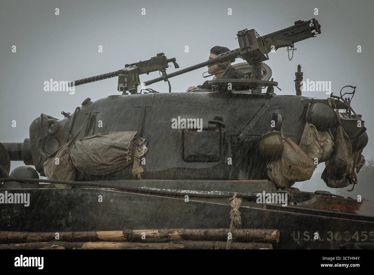 I veicoli militari Foto Stock