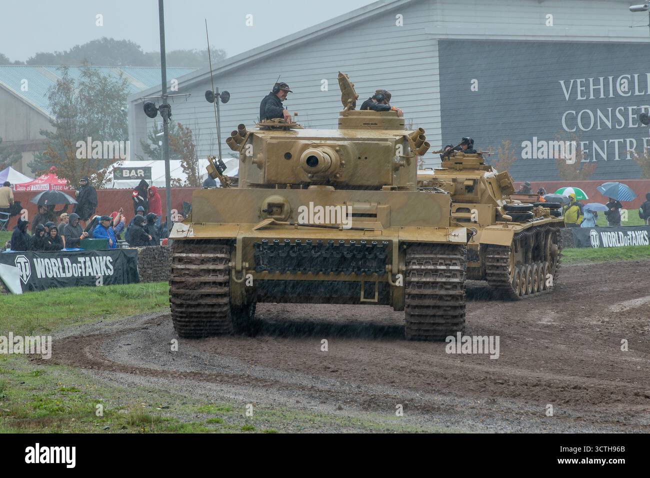 I veicoli militari Foto Stock