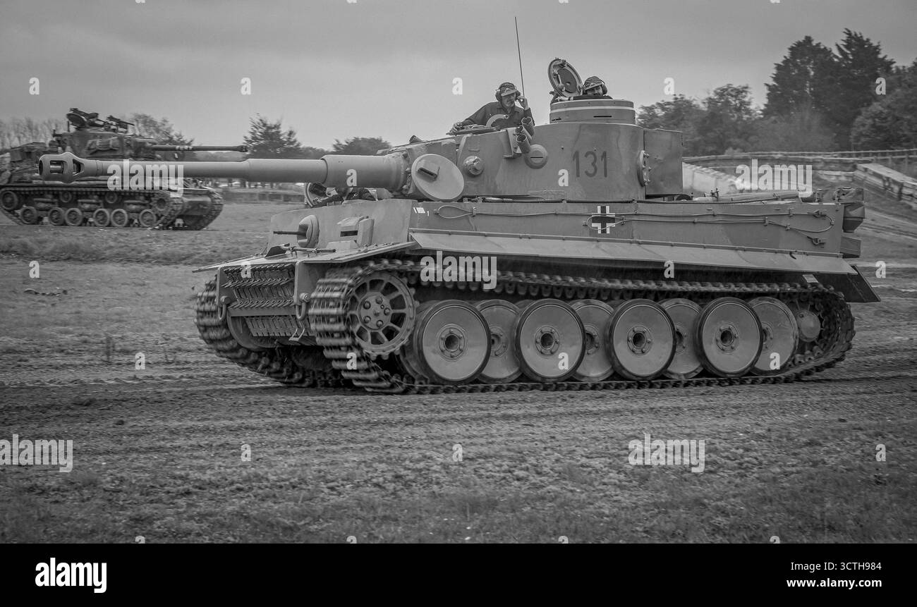 I veicoli militari Foto Stock