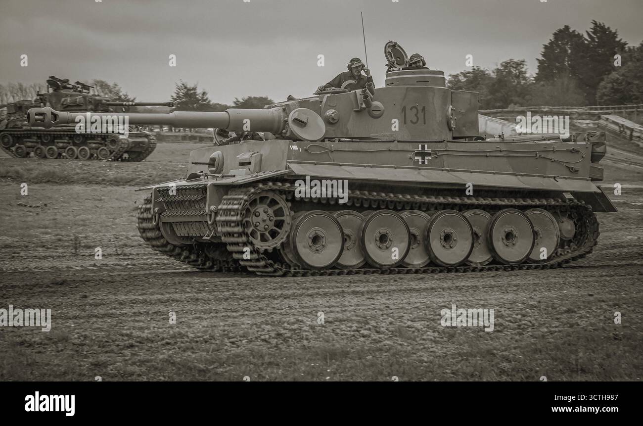 I veicoli militari Foto Stock