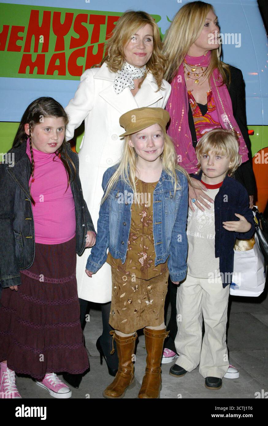 Michelle Collins alla prima inglese di Scooby Doo 2 : Monsters Unleashed. Vue Cinema in Islington, Londra, 26 marzo 2004 Foto Stock