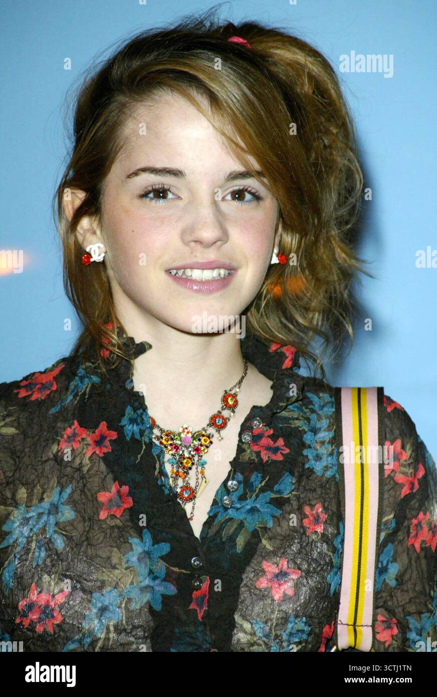 Emma Watson alla prima inglese di Scooby Doo 2 : Monsters Unleashed. Vue Cinema in Islington, Londra, 26 marzo 2004 Foto Stock