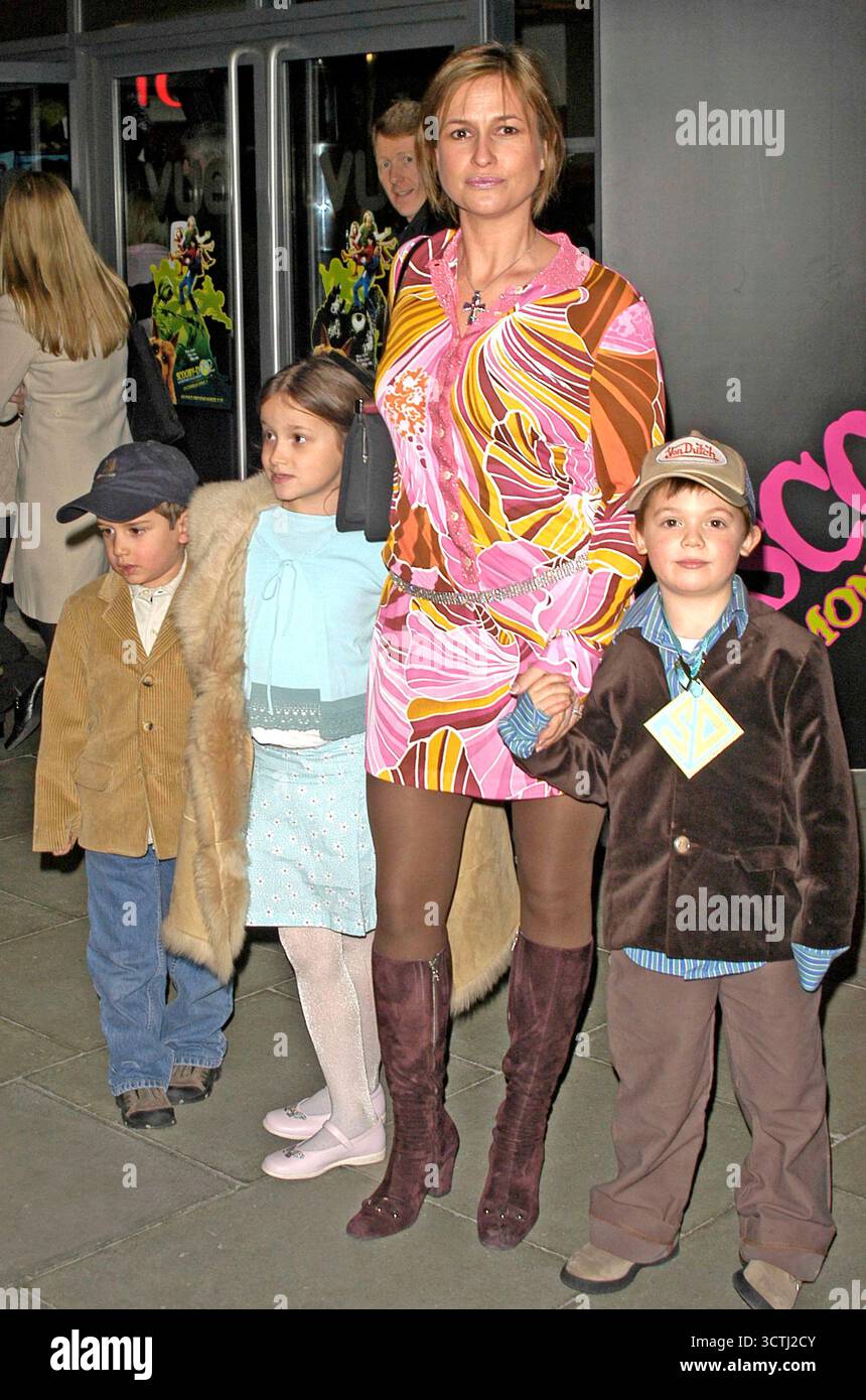 Emma Forbes alla prima inglese di Scooby Doo 2 : Monsters Unleashed. Vue Cinema in Islington, Londra, 26 marzo 2004 Foto Stock