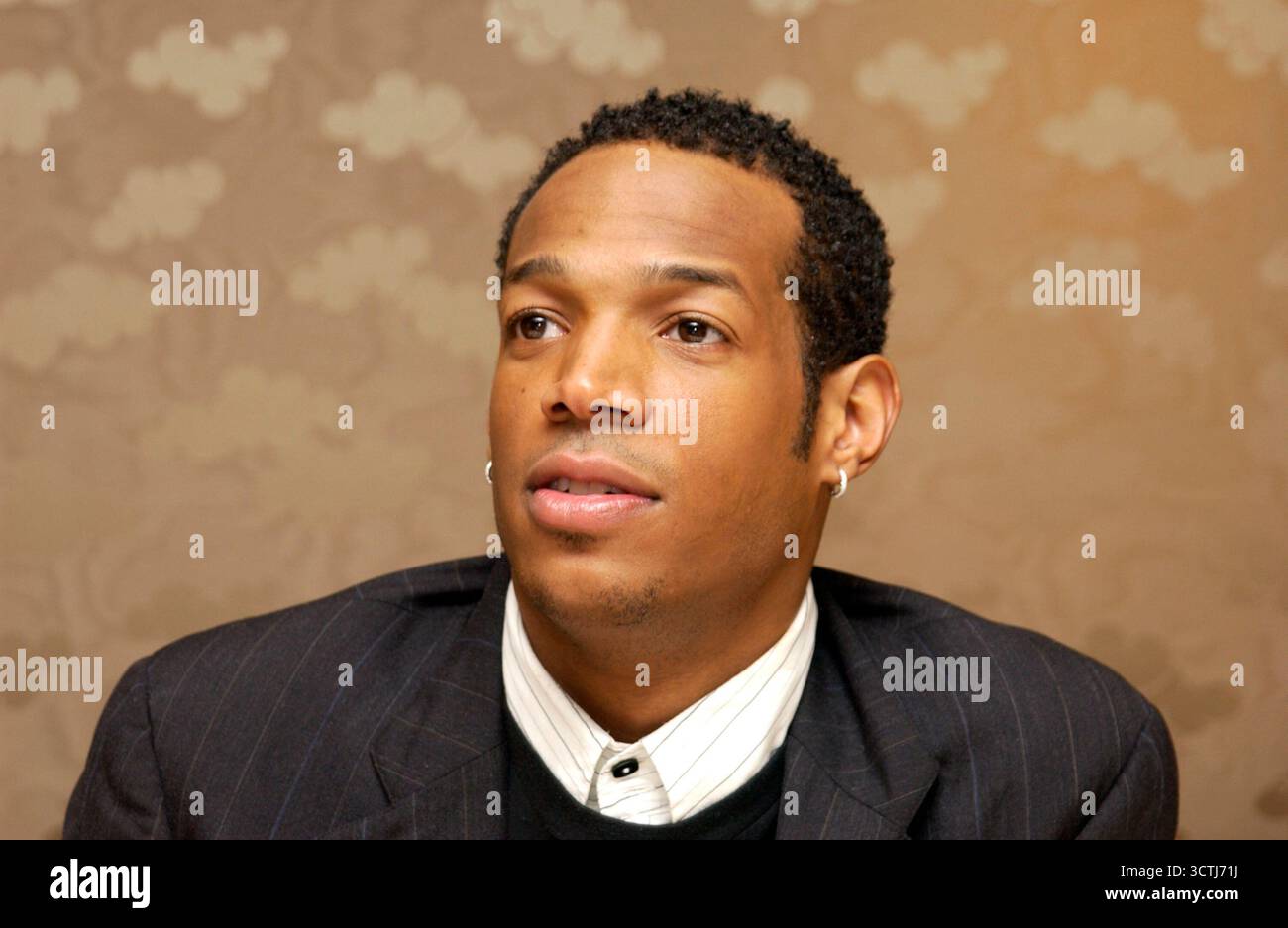 Marlon Wayans a una conferenza stampa per i Ladykillers. Hotel St.Regis, Los Angeles, 12 marzo 2004 Foto Stock
