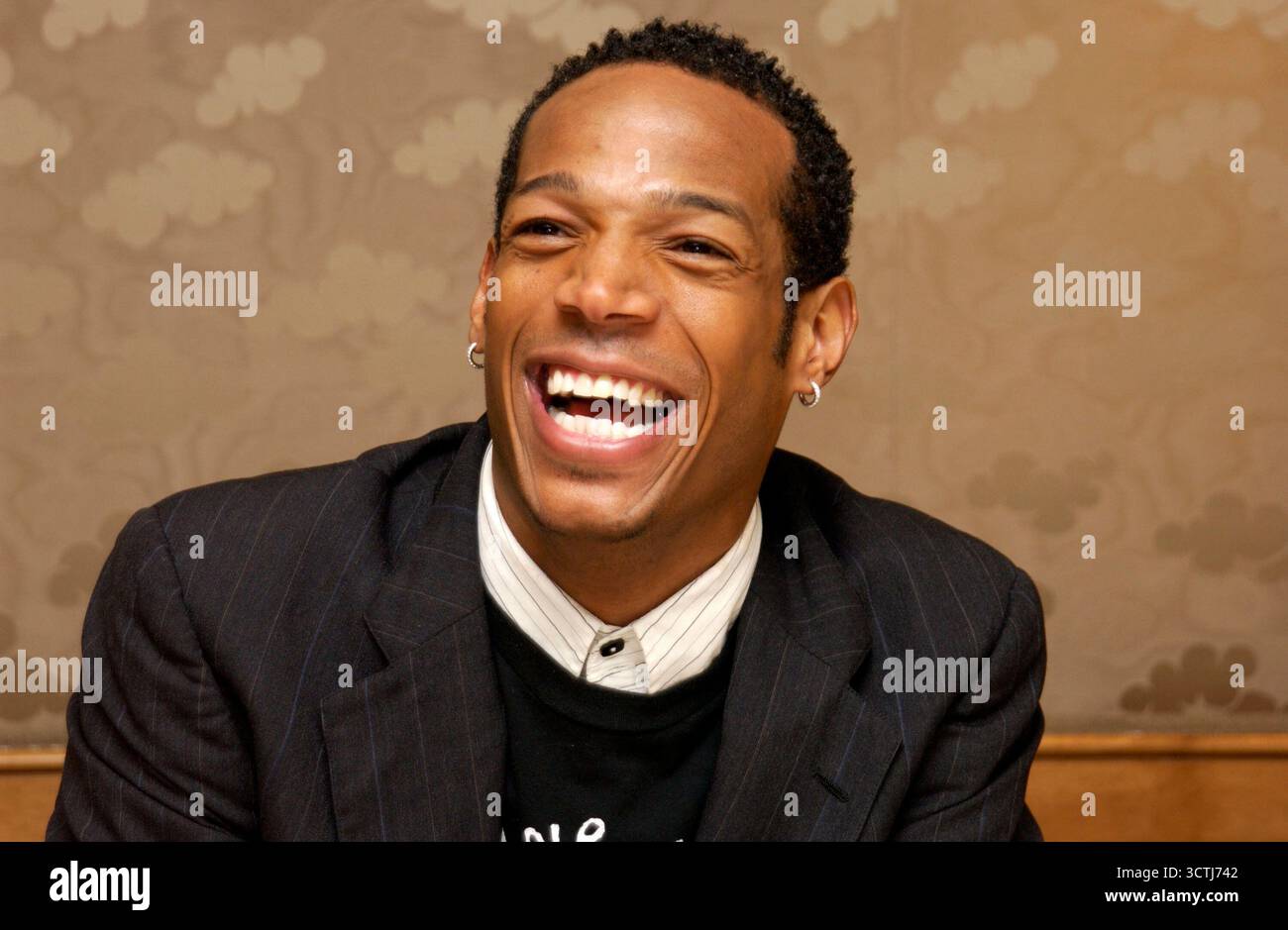 Marlon Wayans a una conferenza stampa per i Ladykillers. Hotel St.Regis, Los Angeles, 12 marzo 2004 Foto Stock