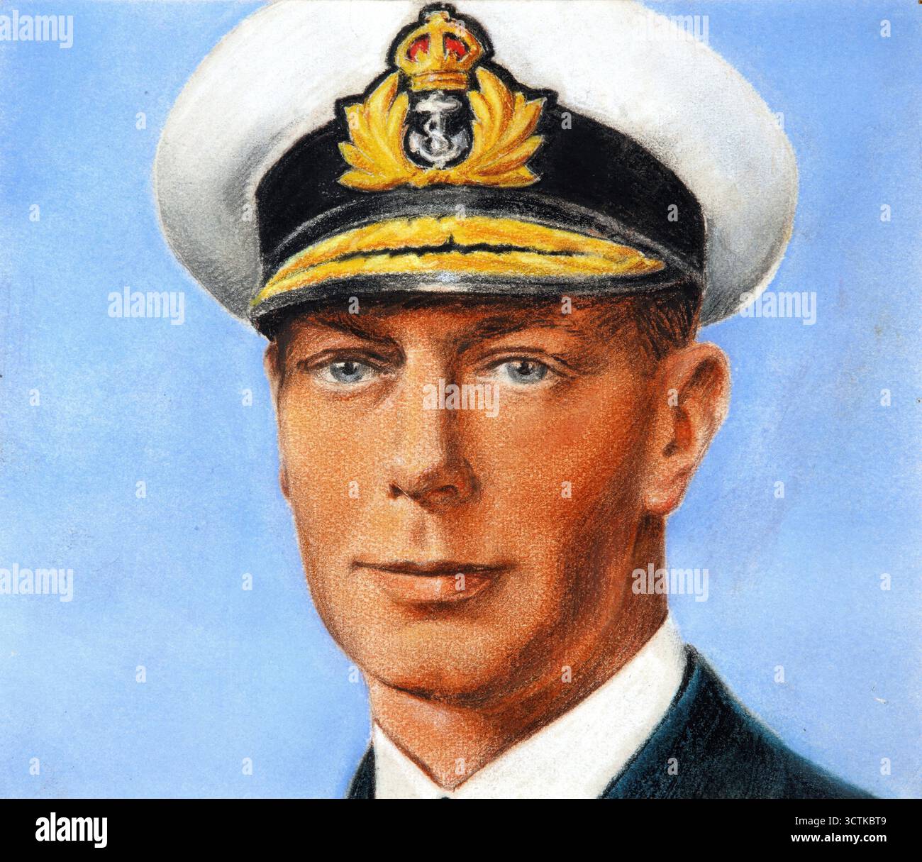 Re Giorgio vi, c1944. Foto Stock