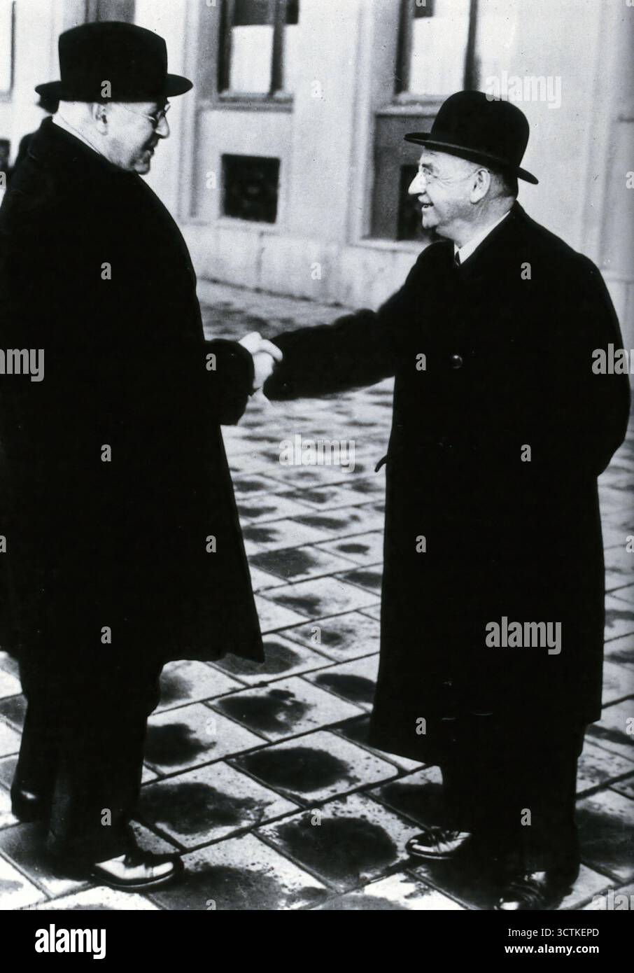 Sir Henry Hallett Dale e otto Loewi. Foto Stock